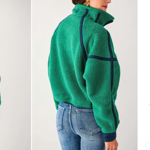 NWT Free People Movement Mountain High Half Zip Fleece - Picture 2 of 6